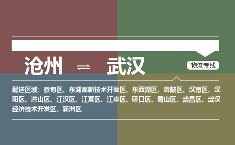 沧州到武汉物流专线，沧州到武汉物流公司，沧州到武汉货运专线