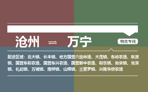 沧州到万宁物流专线，沧州到万宁物流公司，沧州到万宁货运专线