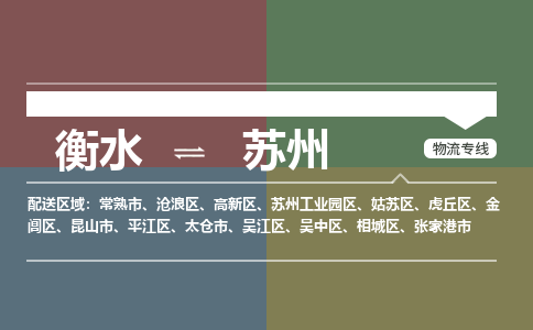 衡水到苏州物流专线2023省市县+乡镇-闪+送