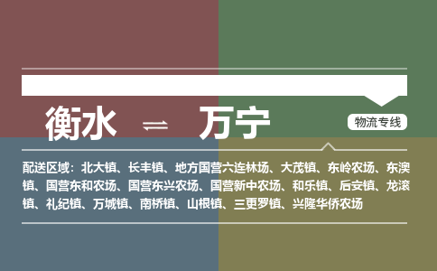 衡水到万宁物流专线2023省市县+乡镇-闪+送