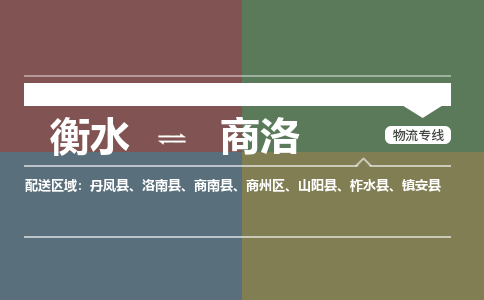 衡水到商洛物流专线2023省市县+乡镇-闪+送