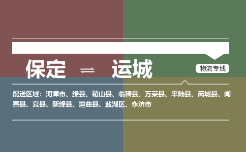 保定到运城物流专线2023省市县+乡镇-闪+送