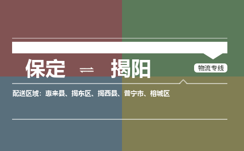 保定到揭阳物流专线2023省市县+乡镇-闪+送