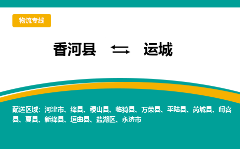 香河县到运城物流专线2023省市县+乡镇-闪+送