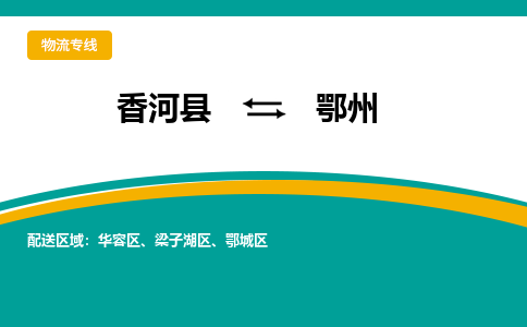 香河县到鄂州物流专线2023省市县+乡镇-闪+送