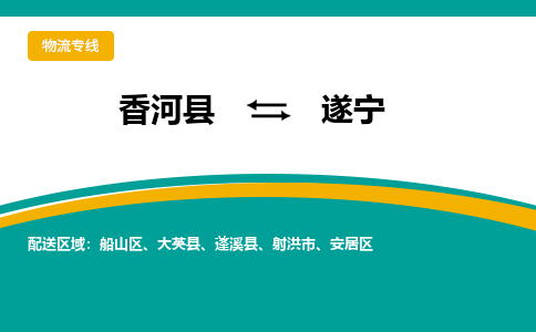 香河县到遂宁物流专线2023省市县+乡镇-闪+送