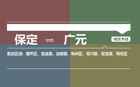 保定到广元物流专线2023省市县+乡镇-闪+送