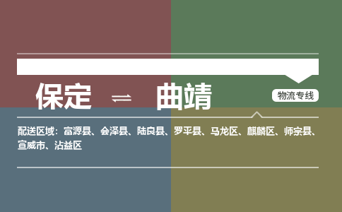 保定到曲靖物流专线2023省市县+乡镇-闪+送